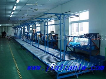 供應(yīng)帶燈架無動力滾筒輸送機(jī)